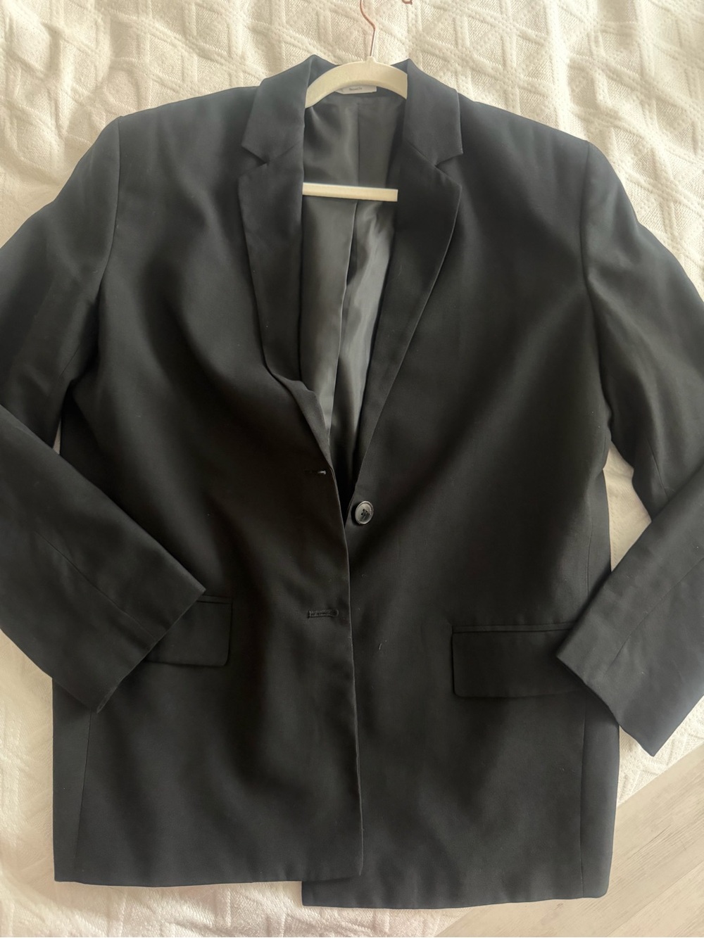 Calvin Klein Black Single-Button Sport Coat